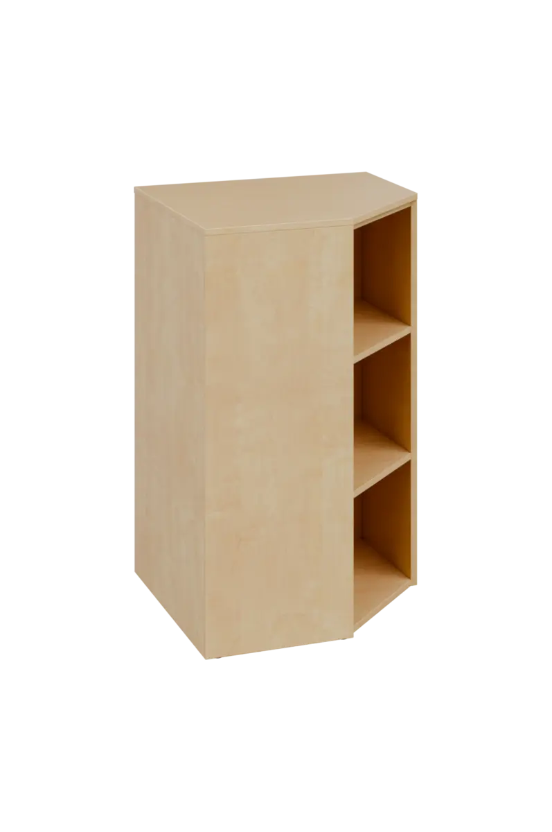 CV 3 - 7 skříň rohová, pravá, 1100x700x700, bříza světlá